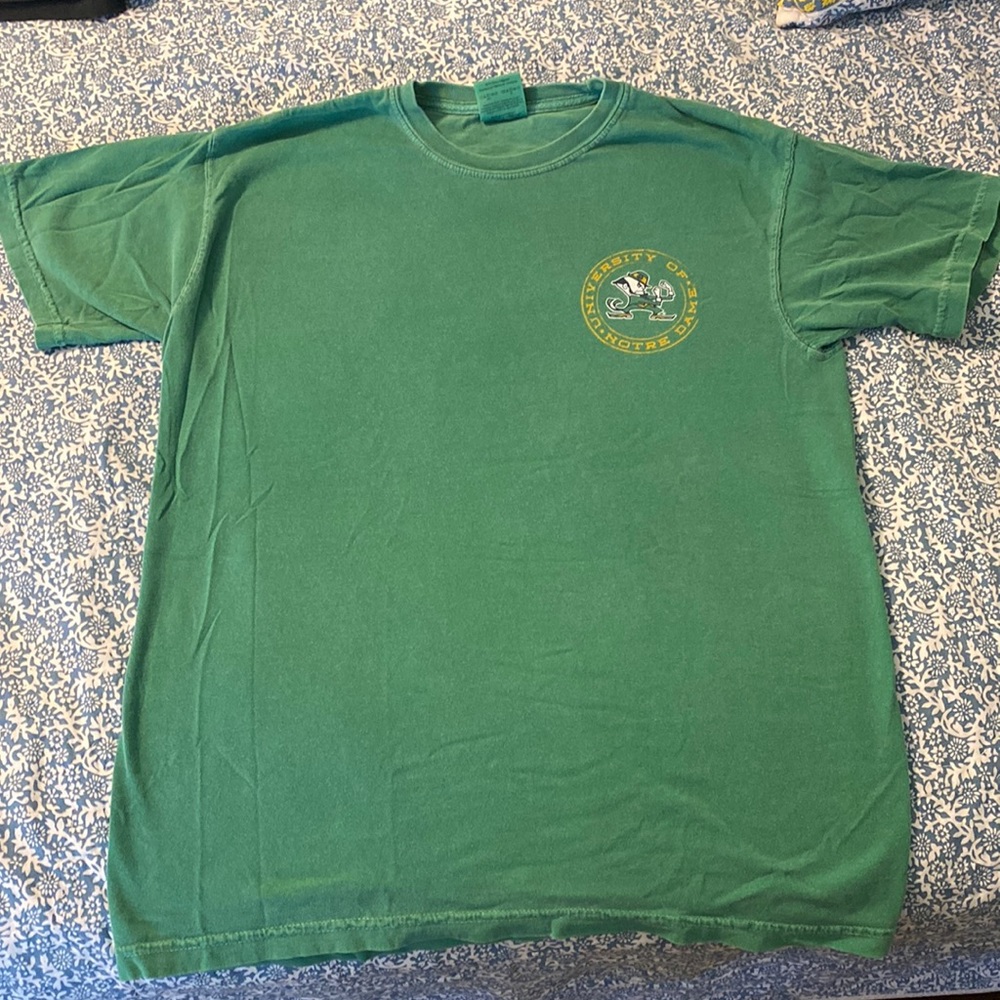 University of Notre Dame size medium (unisex) comfort colors brand ss